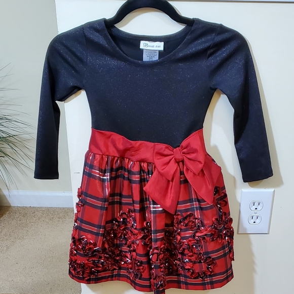 Bonnie Jean Metallic Girls Dress - Picture 4 of 6